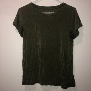 Olive green Soft & Sexy American Eagle Tee